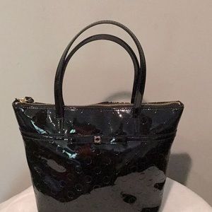 Kate Spade patent leather black handbag